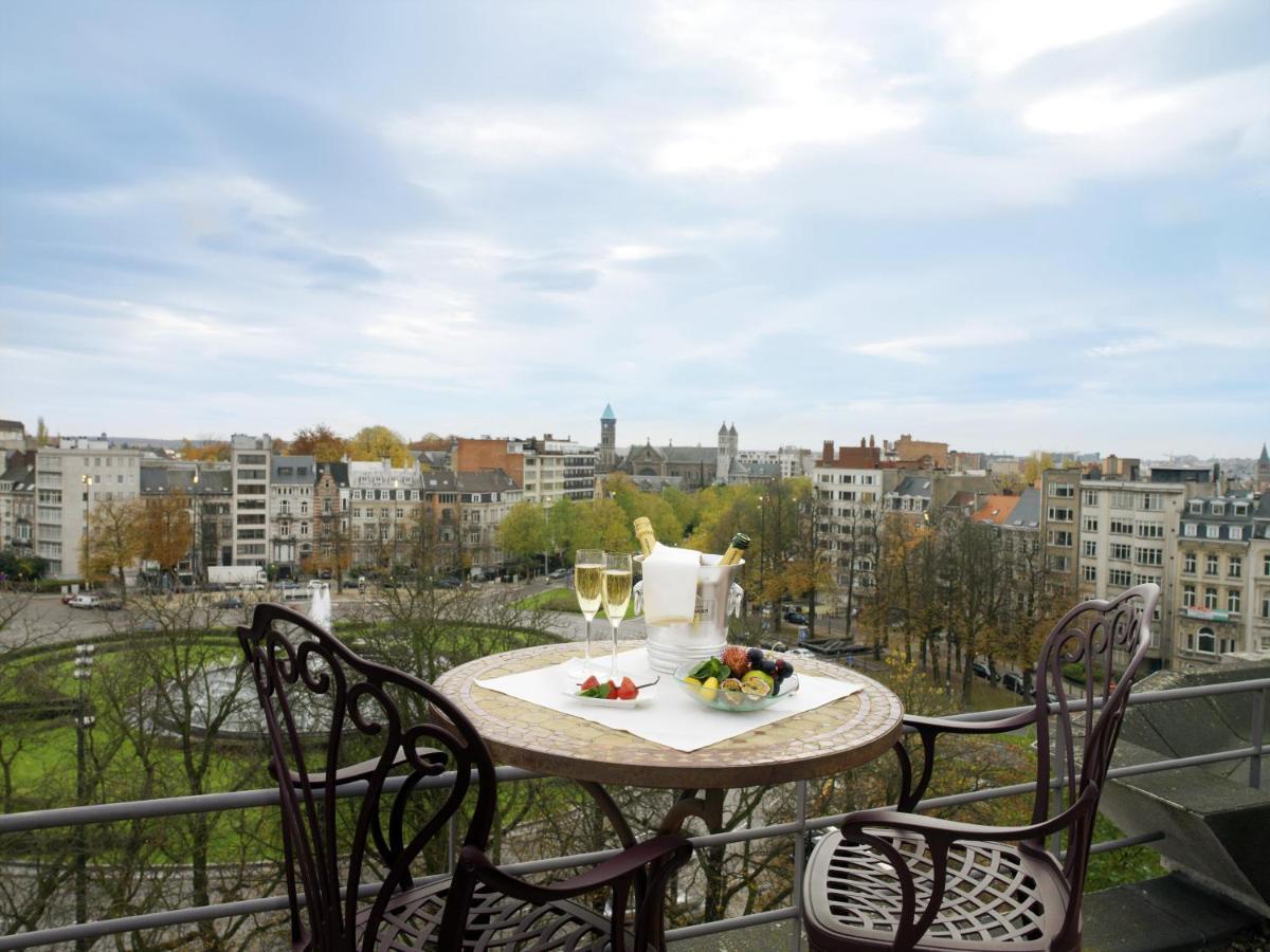 Eurostars Montgomery Bruselas Exterior foto View from the balcony of a typical apartment